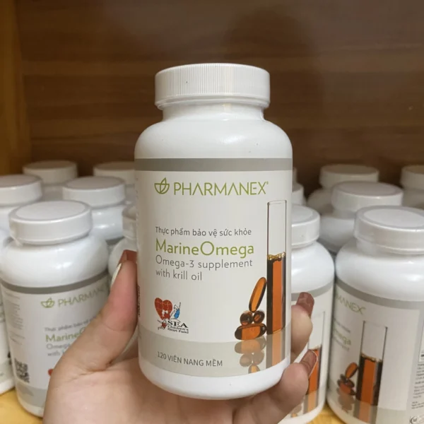 Dầu cá nhuyễn thể Marine Omega 3 krill oil Nu skin (120 viên) tốt cho da, não , tim mạch