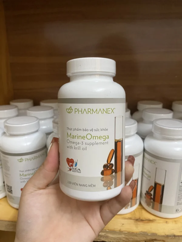 Dầu cá nhuyễn thể Marine Omega 3 krill oil Nu skin (120 viên) tốt cho da, não , tim mạch