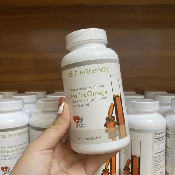 dầu cá nhuyễn thể krill oil marine omega 3 nu skin(120viên)