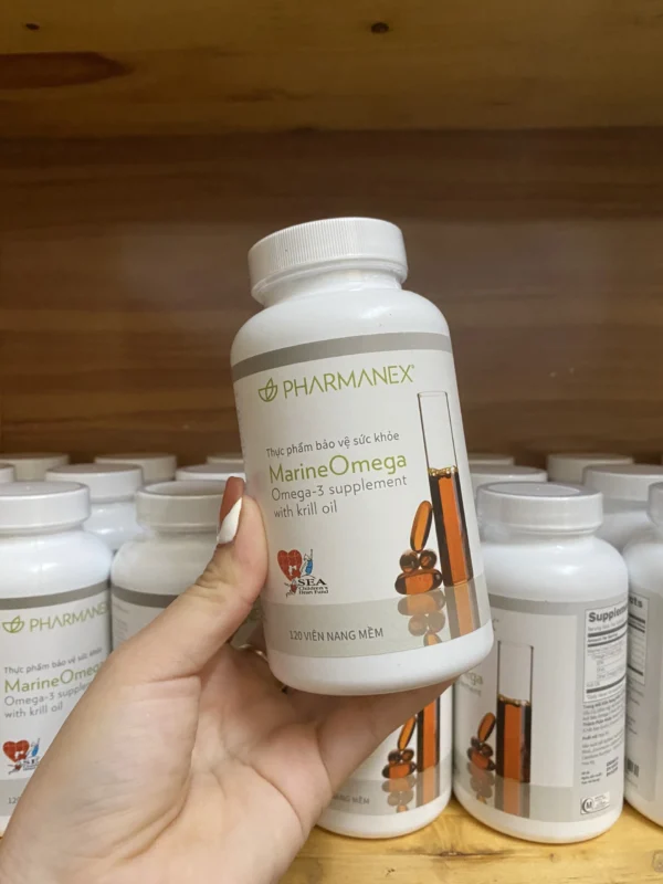 dầu cá nhuyễn thể krill oil marine omega 3 nu skin(120viên) - Hình ảnh 3