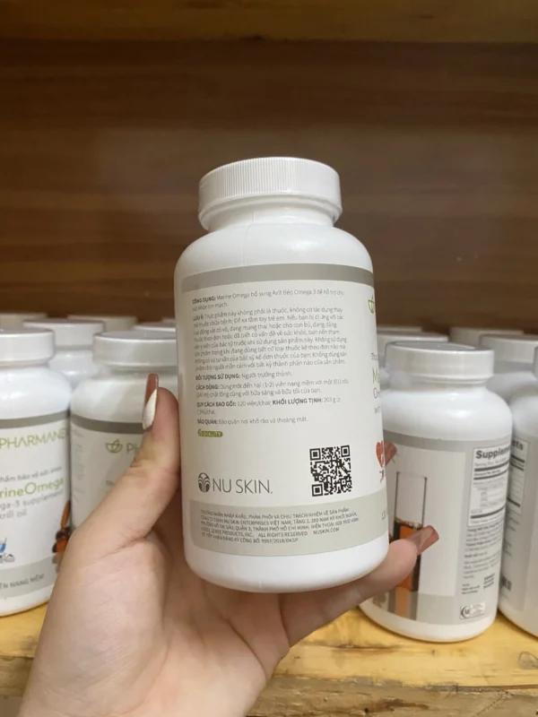 dầu cá nhuyễn thể krill oil marine omega 3 nu skin(120viên) - Hình ảnh 5