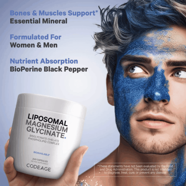 Viên bổ sung Magie Codeage Liposomal Magnesium Glycinate - Hình ảnh 5