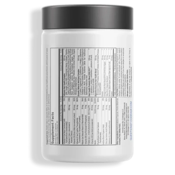 Viên uống Hỗ Trợ mọc tóc Codeage Hair Vitamins - Hình ảnh 2