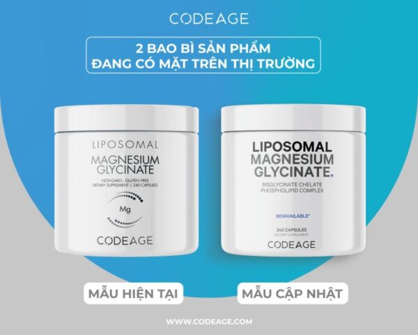 Viên bổ sung Magie Codeage Liposomal Magnesium Glycinate - Hình ảnh 2