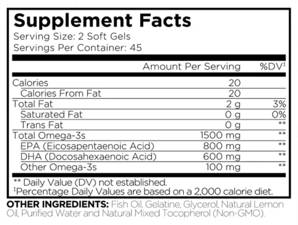 Viên dầu cá Codeage Amen Omega-3 - Hình ảnh 2