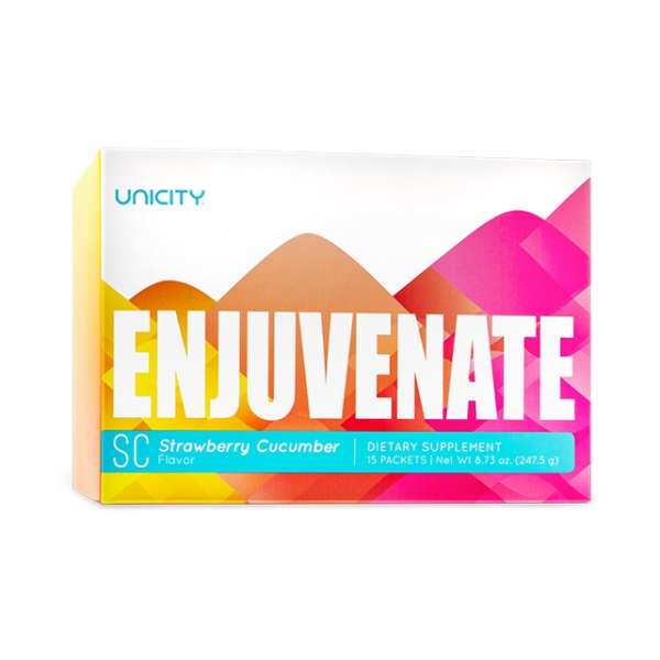 Hỗ Trợ Chống lão hóa  Enjuvenate SC Strawberry Cucumber Flavor-Unicity-Mỹ