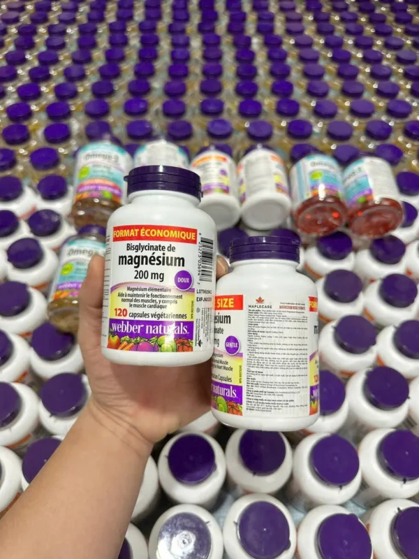 Bổ sung magnesium bisglycinate-webber naturals-Canada - Hình ảnh 2