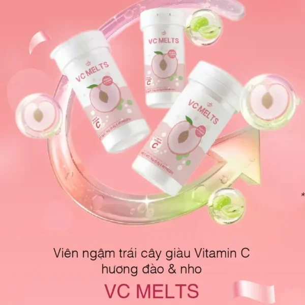 viên ngậm vitamin C  Pharmanex VC Melts-NU SKIN-MỸ